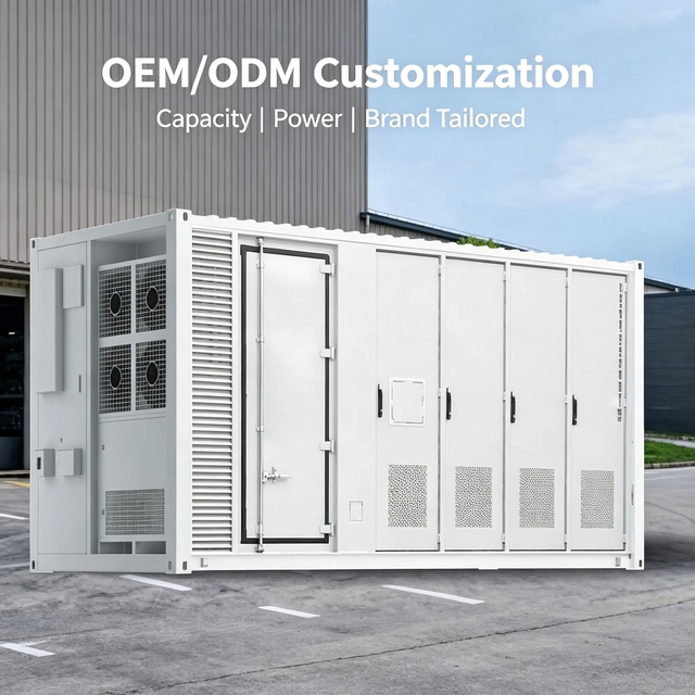 Containerized Energy Storage System with 6000 Cycles (80%Dod), IP65 Protection, and 1MW/2MW Power Configuration
