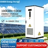 100kWh+55kW Industrial Battery Storage Cabinet with LiFePO4 Battery and Air Cooling System for Hybrid PV-Diesel Microgrid BESS