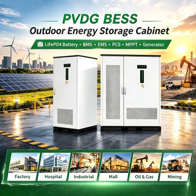 100kWh+55kW LiFePO4 Battery Storage Cabinet with IP54 Protection and Air Cooling System