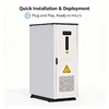 Hybrid PV-Diesel Microgrid BESS Cabinet with 100kWh-500kWh Energy Capacity LiFePO4 Battery and IP54 Protection - Video